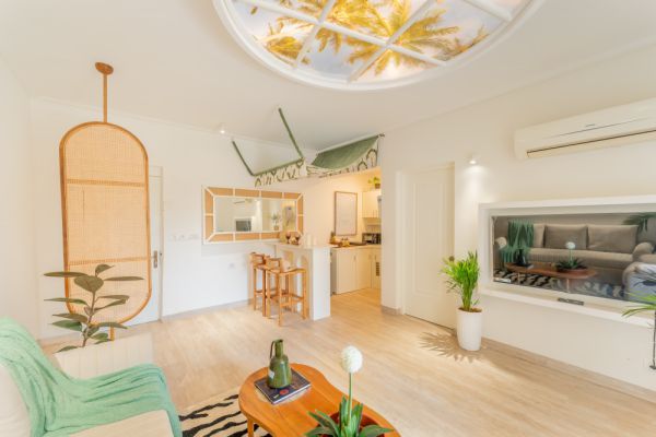 Sereno Palms - enchanting 1 bhk w/ game loft Siolim