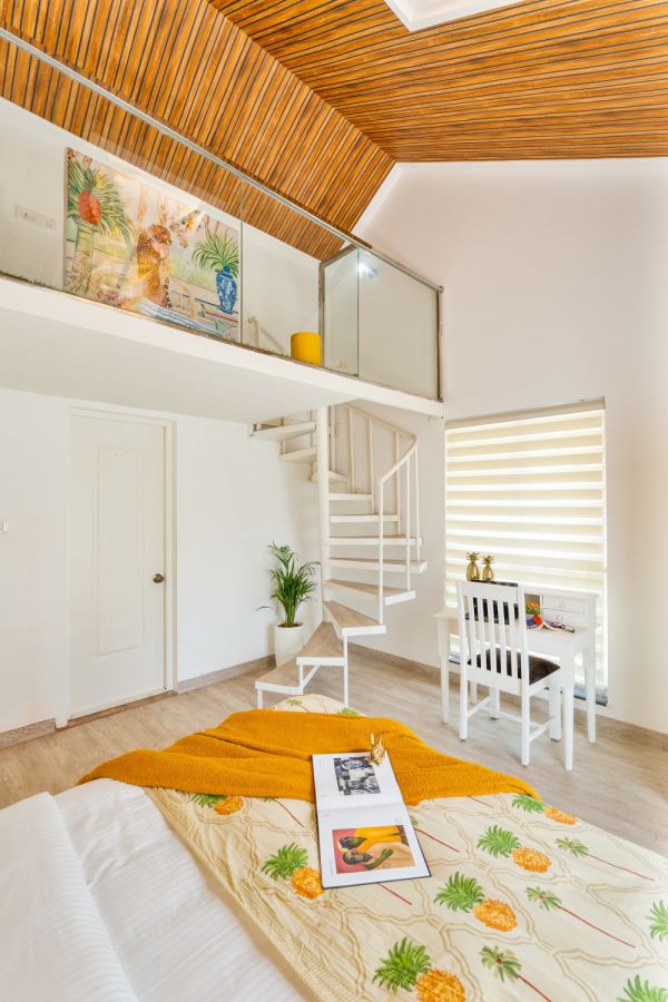 Sereno Palms - enchanting 1 bhk w/ game loft Siolim