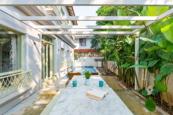 House of Jugnu 3bhk villa w/private pool & outdoor gazebo