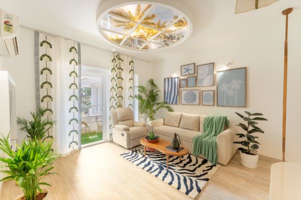 Sereno Palms - enchanting 1 bhk w/ game loft Siolim