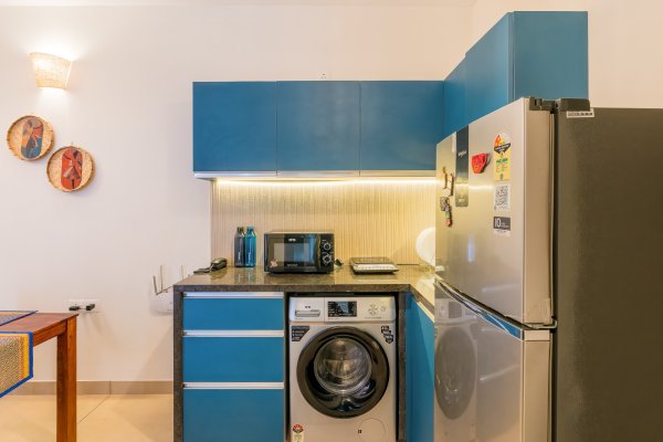Sereno Azura 1bhk pool view w/game zone, jacuzzis