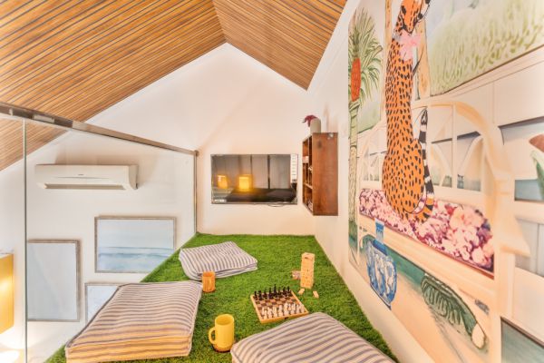 Sereno Palms - enchanting 1 bhk w/ game loft Siolim