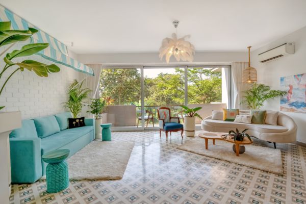 Sereno Santorini 2bhk Greek vibes w/ pvt jacuzzi