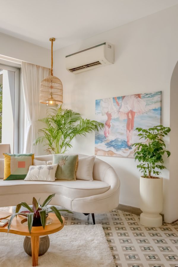 Sereno Santorini 2bhk Greek vibes w/ pvt jacuzzi