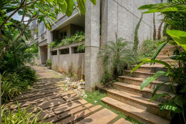 Sereno Santorini 2bhk Greek vibes w/ pvt jacuzzi