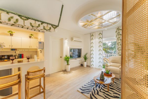 Sereno Palms - enchanting 1 bhk w/ game loft Siolim