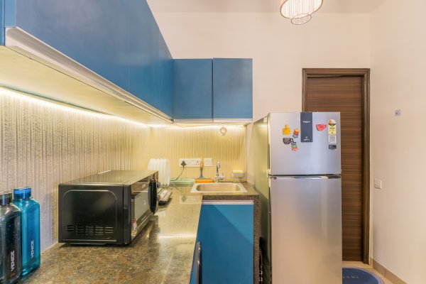 Sereno Azura 1bhk pool view w/game zone, jacuzzis